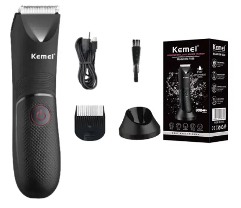Shop KEMEI Kemei Professional Rechageable Trimmer for Ladies, Black