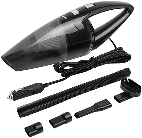 Handheld Vacuum Cordless, Hand Vacuum with LED Light, Rechargeable Car Vacuum Cordless, Hand Held Vacuum Cleaner, Mini Vacuum for Car/Home, Lightweight Portable Vacuum