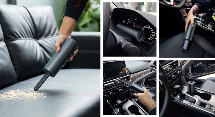 2 IN 1 VACUUM CLEANER,  Mini Handheld Vacuum Cordless, Keyboard Vacuum Cleaner, Eraser Crunbs, Paper Scrap, Bread Crumbs, Car Device, Pet House