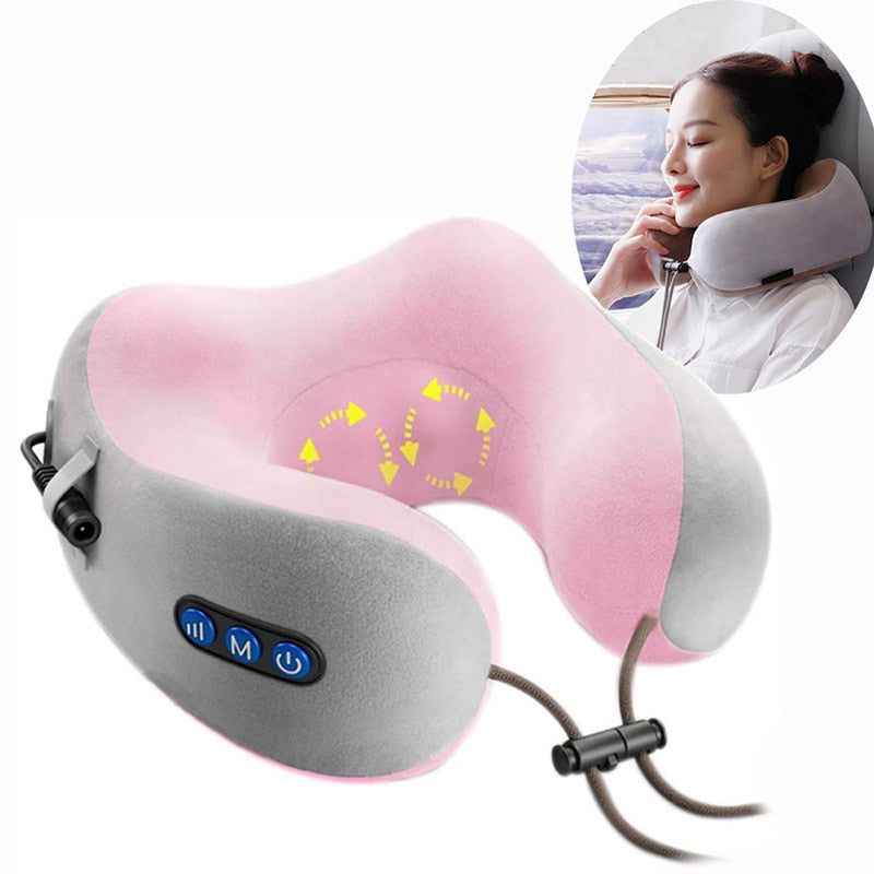 U-SHAPED MASSAGE PILLOW USB Charging Intelligent Neck Massager