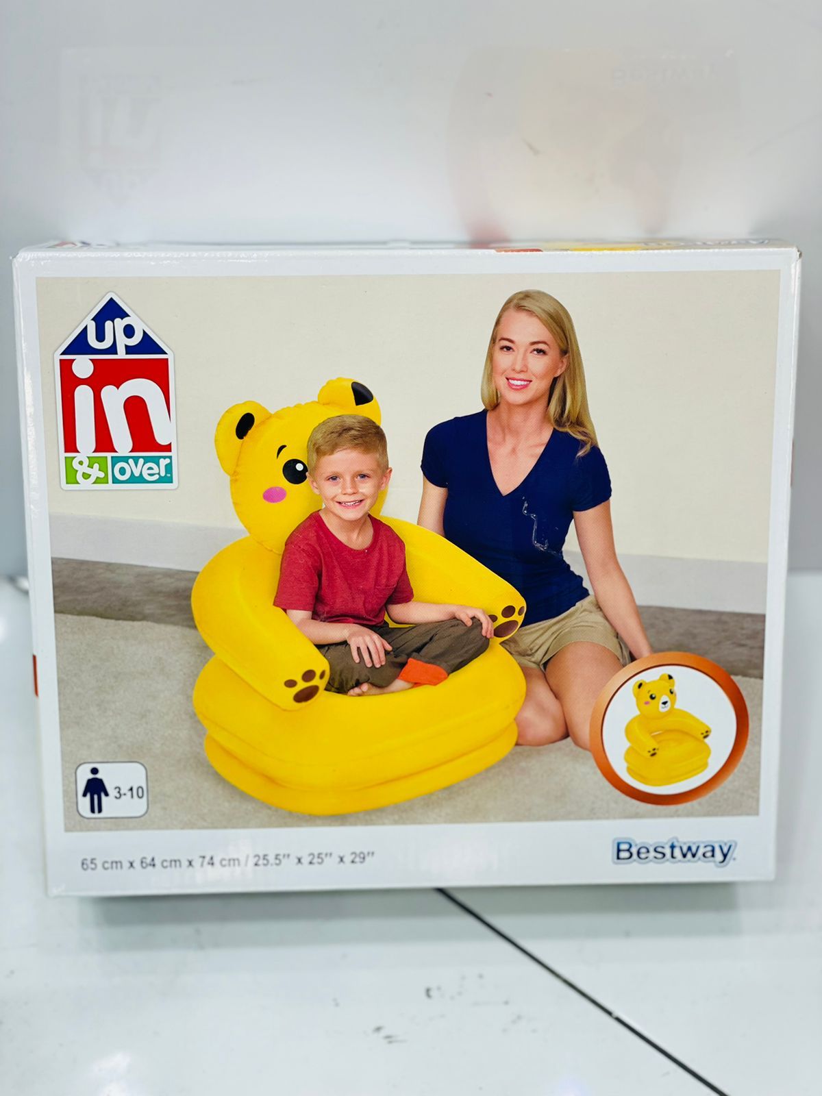 Air Chair / Inflatable Chair /Sofa Seat for Kids, Teen Girls Room - Comfortable Indoor/Outdoor Furniture for Swimming Pool, Home, Dorm, Yard, Parties & Events - 100% Waterproof 