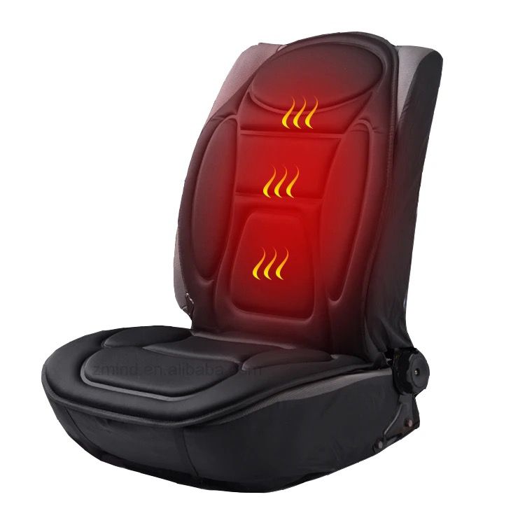 Back Massager for Home Office / Seat Massage Pad Neck Car Electric / Seat Cushion with Heat Vibration / Warm Massage Cushion/ 5 Motors Seat