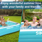 Inflatable Pool for Kids and Adults, Family Swimming Pool for Kids, Toddlers, Adults, Outdoor, Garden, Backyard, Summer Water Party