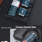 LATEST STEEL VACUUM FLASK SET with 3 Stainless Steel Cups Combo - 500ml - Keeps HOT/Cold
